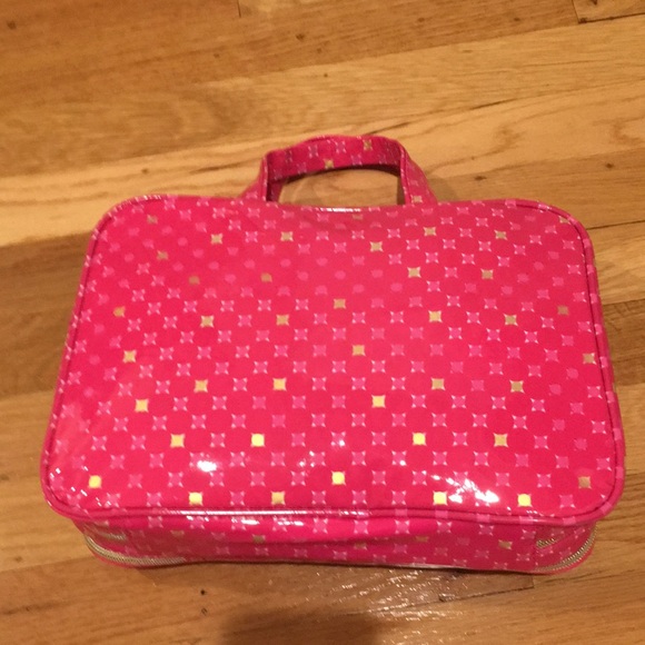 Modella Pink Travel Cosmetics Case NWT - Picture 6 of 7